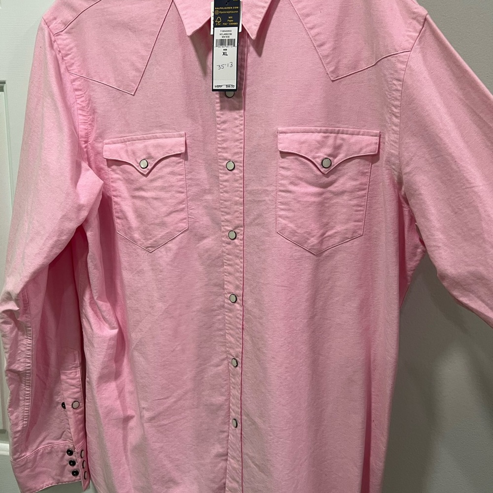 Ralph Lauren Polo Button Up XL NWT